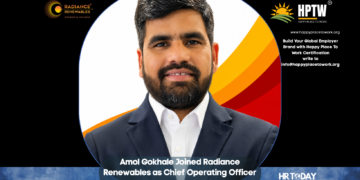 Amol Gokhale Joined Radiance Renewables as Chief Operating Officer