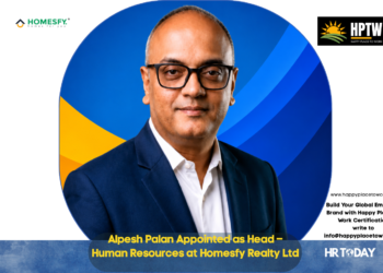 Alpesh Palan Appointed as Head – Human Resources at Homesfy Realty Ltd