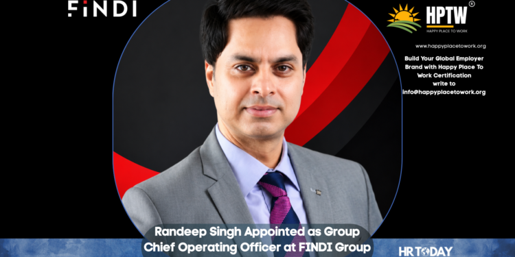 Randeep Singh Appointed as Group Chief Operating Officer at FINDI Group
