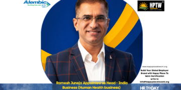 Ramesh Juneja Appointed as Head - India Business (Human Health business) at Alembic Pharmaceuticals Limited