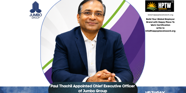Paul Thachil Appointed Chief Executive Officer of Jumbo Group