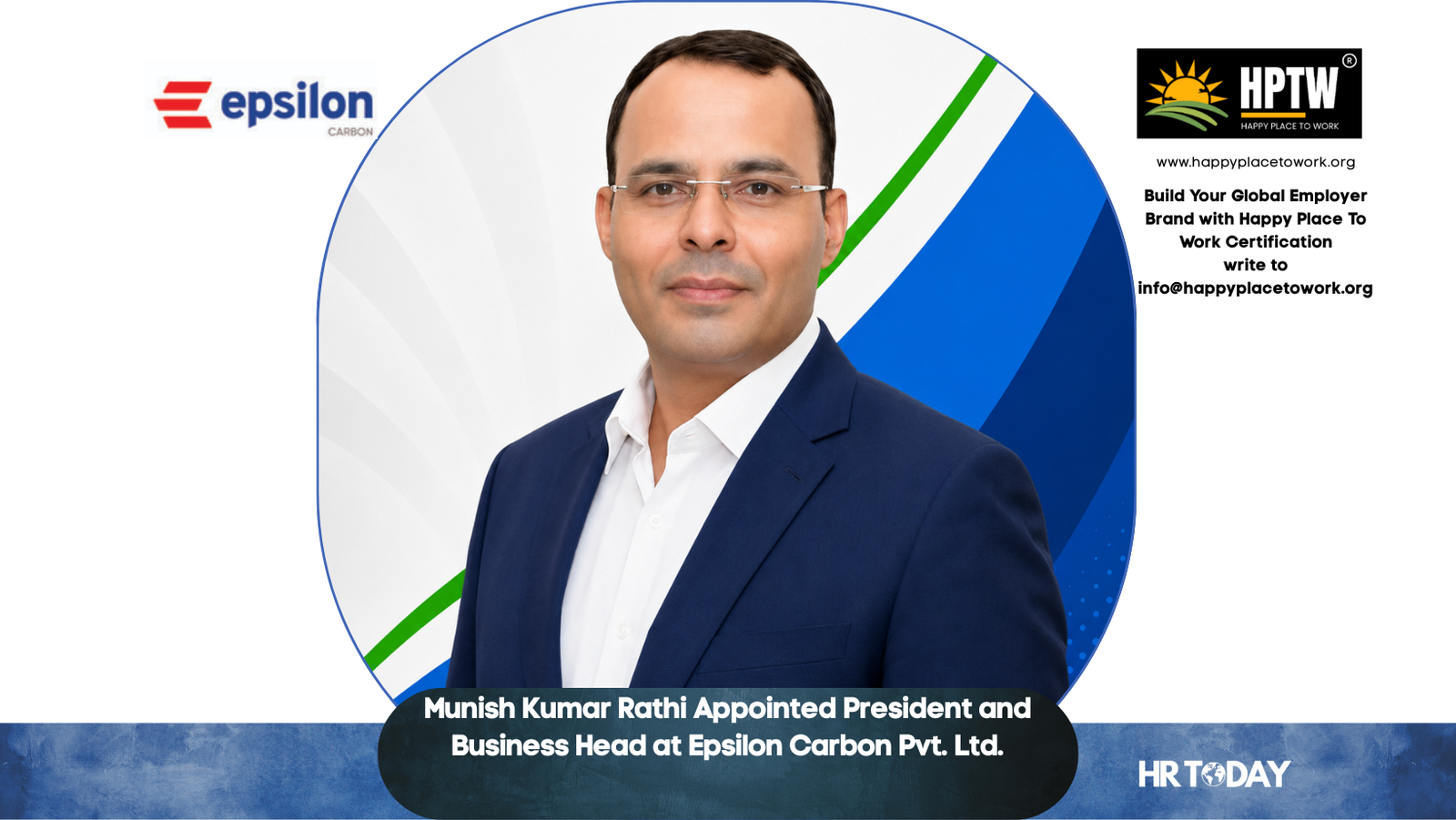 Munish Kumar Rathi Appointed President and Business Head at Epsilon Carbon Pvt. Ltd.