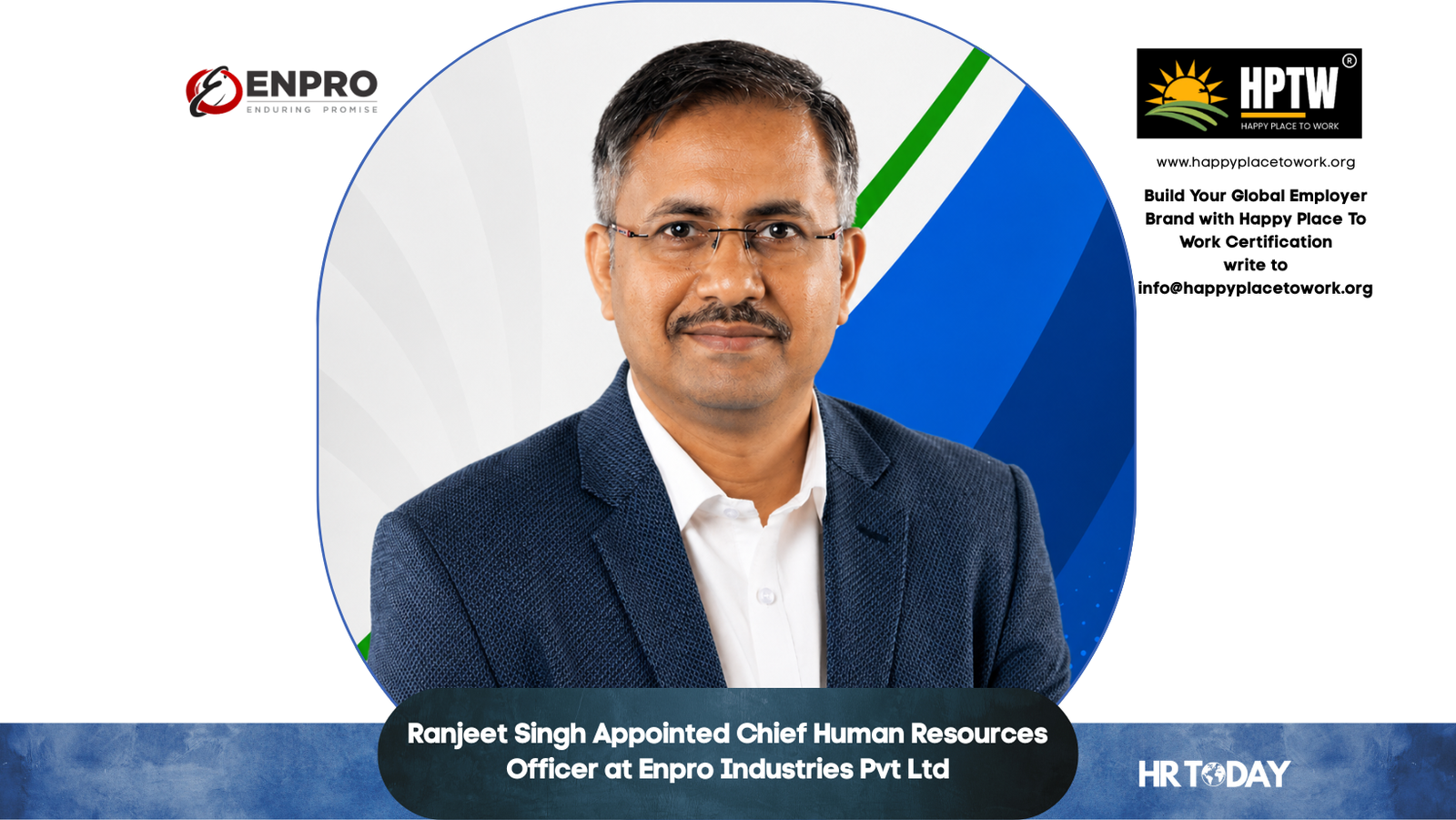 Ranjeet Singh Appointed Chief Human Resources Officer at Enpro Industries Pvt Ltd
