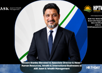 Vincent Stanley Elevated to Associate Director & Head – Human Resources, Wealth & International Businesses at ASK Asset & Wealth Management