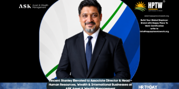 Vincent Stanley Elevated to Associate Director & Head – Human Resources, Wealth & International Businesses at ASK Asset & Wealth Management
