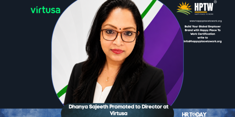 Dhanya Sajeeth Promoted to Director at Virtusa