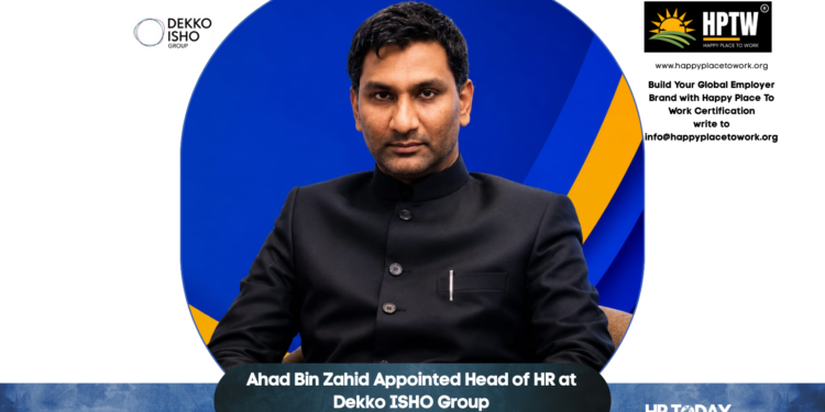Ahad Bin Zahid Appointed Head of HR at Dekko ISHO Group