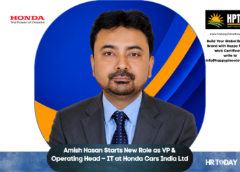 Amish Hasan Starts New Role as VP & Operating Head – IT at Honda Cars India Ltd