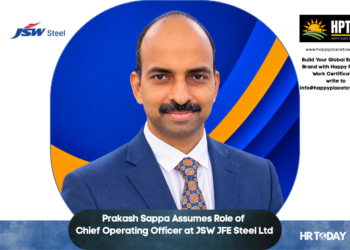 Prakash Sappa Assumes Role of Chief Operating Officer at JSW JFE Steel Ltd