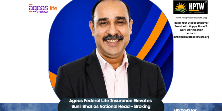 Ageas Federal Life Insurance Elevates Sunil Bhat as National Head – Broking