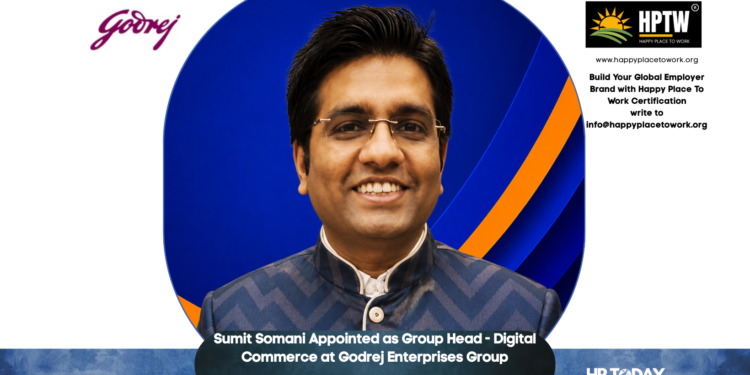 Sumit Somani Appointed as Group Head - Digital Commerce at Godrej Enterprises Group