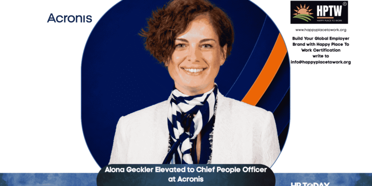 Alona Geckler, Chief People Officer & Chief of Staff at Acronis