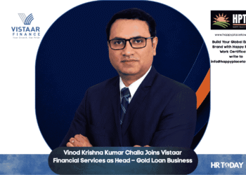 Vinod Krishna Kumar Challa Joins Vistaar Financial Services as Head – Gold Loan Business