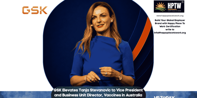 GSK Elevates Tanja Stevanovic to Vice President and Business Unit Director, Vaccines in Australia