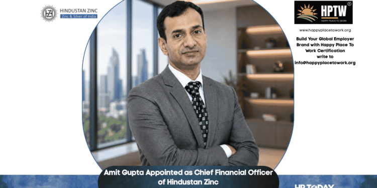 Amit Gupta Appointed as Chief Financial Officer of Hindustan Zinc