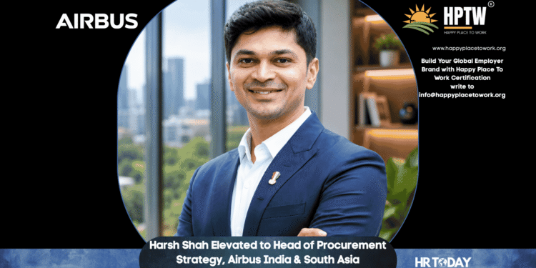 Harsh Shah Elevated to Head of Procurement Strategy, Airbus India & South Asia