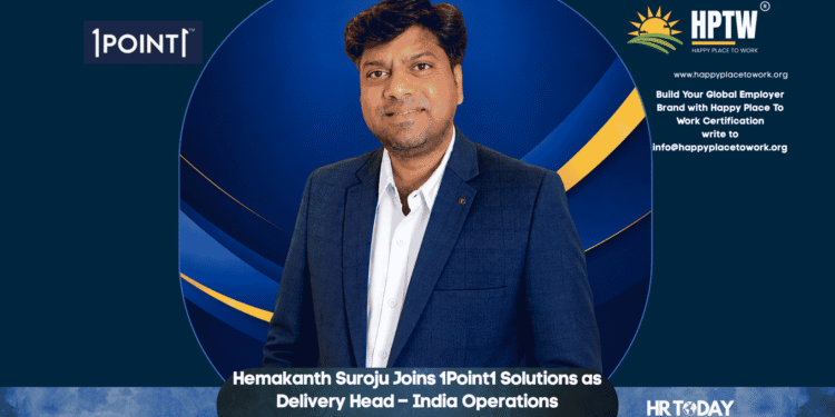 Hemakanth Suroju Joins 1Point1 Solutions as Delivery Head – India Operations