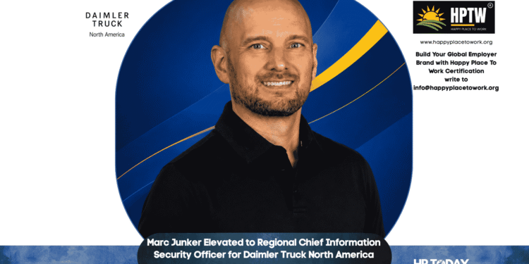 Marc Junker Elevated to Regional Chief Information Security Officer for Daimler Truck North America
