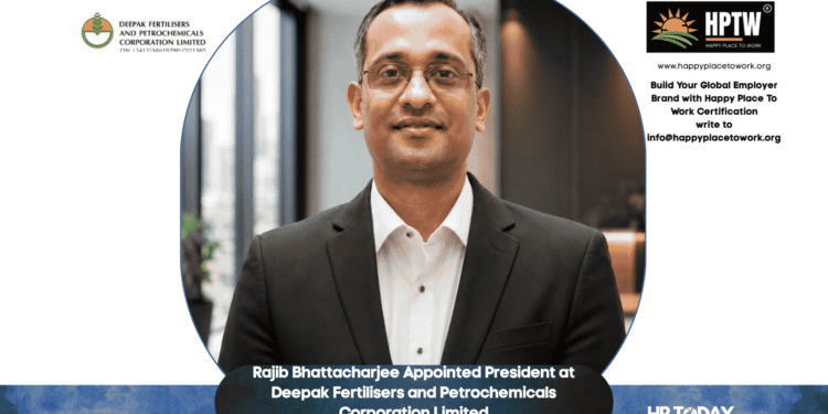 Rajib Bhattacharjee Appointed President at Deepak Fertilisers and Petrochemicals Corporation Limited