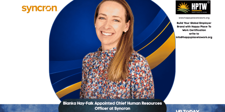 Bianka Hay-Falk Appointed Chief Human Resources Officer at Syncron