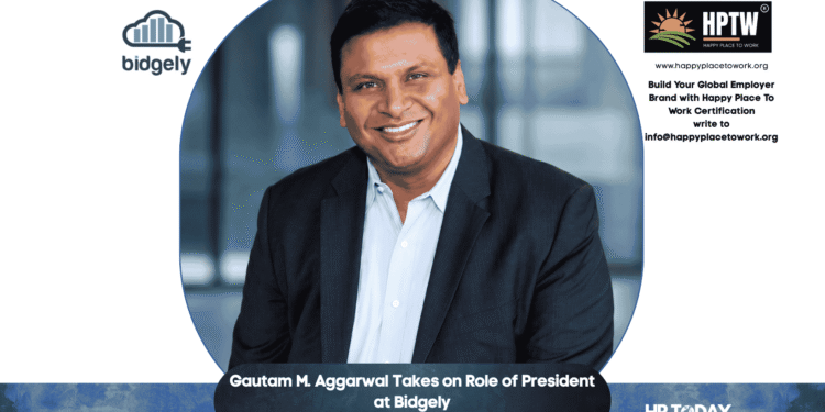 Gautam M. Aggarwal Takes on Role of President at Bidgely
