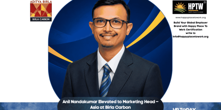 Anil Nandakumar Elevated to Marketing Head – Asia at Birla Carbon