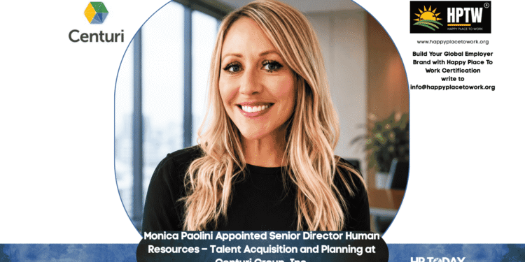 Monica Paolini Appointed Senior Director Human Resources – Talent Acquisition and Planning at Centuri Group, Inc.