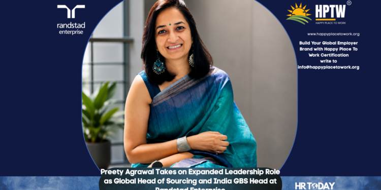 Preety Agrawal Takes on Expanded Leadership Role as Global Head of Sourcing and India GBS Head at Randstad Enterprise