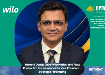 Mukund Dange Joins Wilo Mather and Platt Pumps Pvt. Ltd. as Associate Vice President – Strategic Purchasing