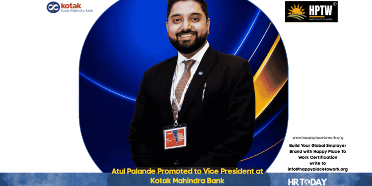 Atul Palande Promoted to Vice President at Kotak Mahindra Bank
