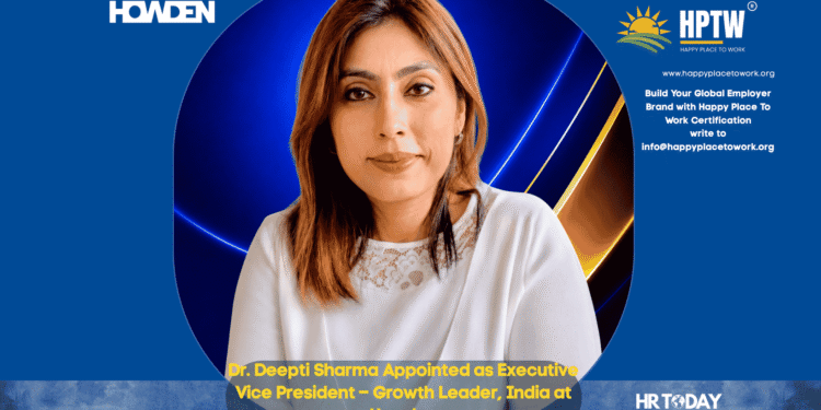Dr. Deepti Sharma Appointed as Executive Vice President – Growth Leader, India at Howden