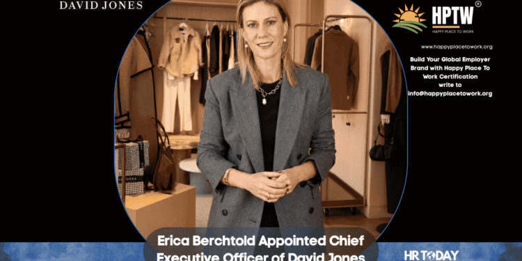 Erica Berchtold Appointed Chief Executive Officer of David Jones