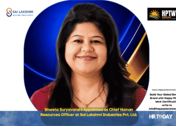 Shweta Suryavanshi Appointed as Chief Human Resources Officer at Sai Lakshmi Industries Pvt. Ltd.
