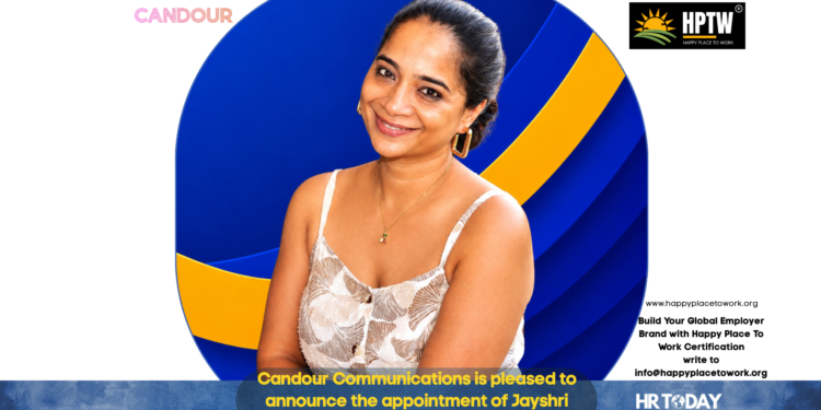 Candour Communications is pleased to announce the appointment of Jayshri Goswami as Chief Growth Officer