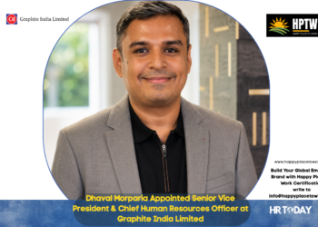 Dhaval Morparia Appointed Senior Vice President & Chief Human Resources Officer at Graphite India Limited