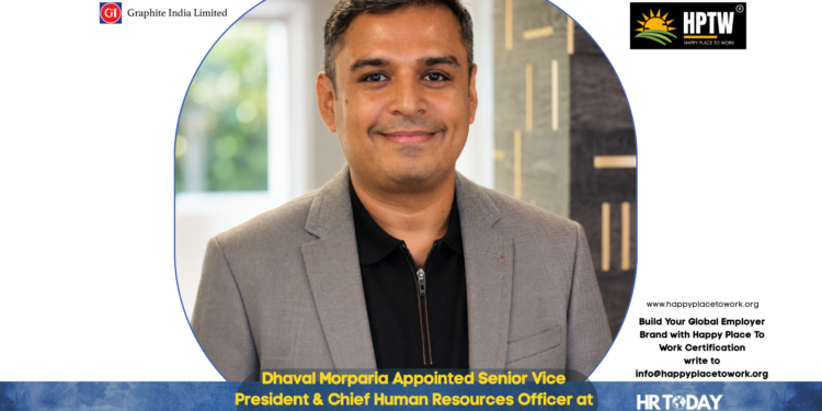 Dhaval Morparia Appointed Senior Vice President & Chief Human Resources Officer at Graphite India Limited