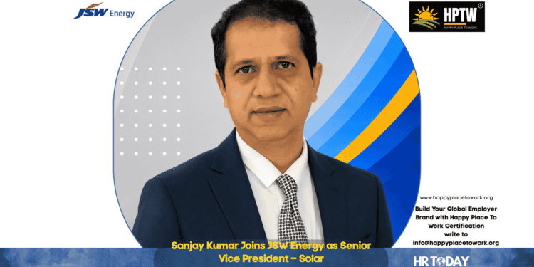 Sanjay Kumar Joins JSW Energy as Senior Vice President – Solar
