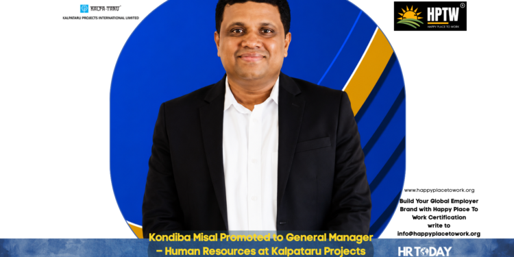 Kondiba Misal Promoted to General Manager – Human Resources at Kalpataru Projects International Limited