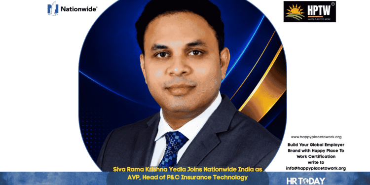 Siva Rama Krishna Yedla Joins Nationwide India as AVP, Head of P&C Insurance Technology