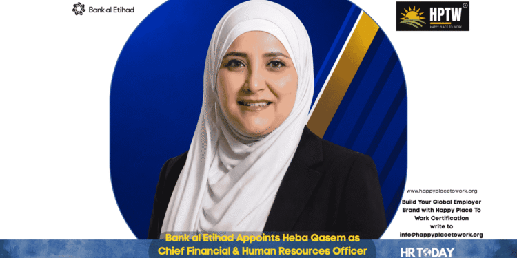 Bank al Etihad Appoints Heba Qasem as Chief Financial & Human Resources Officer – International & NBFI