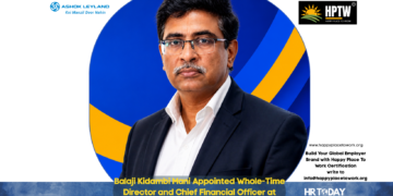 Balaji Kidambi Mani Appointed Whole-Time Director and Chief Financial Officer at Ashok Leyland
