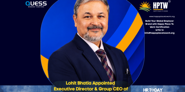 Lohit Bhatia Appointed Executive Director & Group CEO of Quess Corp Limited