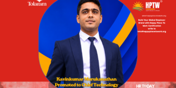 Kavinkumar Murukanathan Promoted to Chief Technology Officer at Tolaram