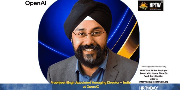 Prabhjeet Singh Appointed Managing Director – India at OpenAI