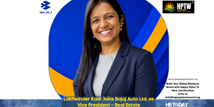 Lakhwinder Kaur Joins Bajaj Auto Ltd. as Vice President – Real Estate