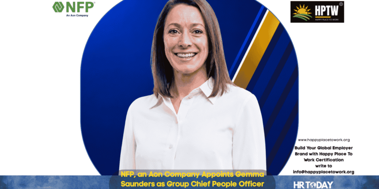 NFP, an Aon Company Appoints Gemma Saunders as Group Chief People Officer