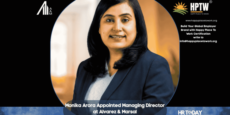 Monika Arora Appointed Managing Director at Alvarez & Marsal