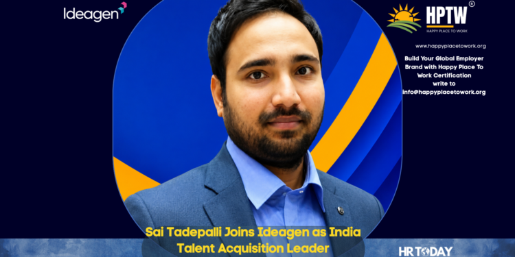 Sai Tadepalli Joins Ideagen as India Talent Acquisition Leader