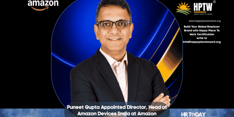 Puneet Gupta Appointed Director, Head of Amazon Devices India at Amazon