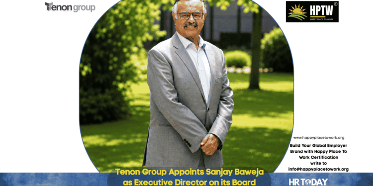 Tenon Group Appoints Sanjay Baweja as Executive Director on its Board